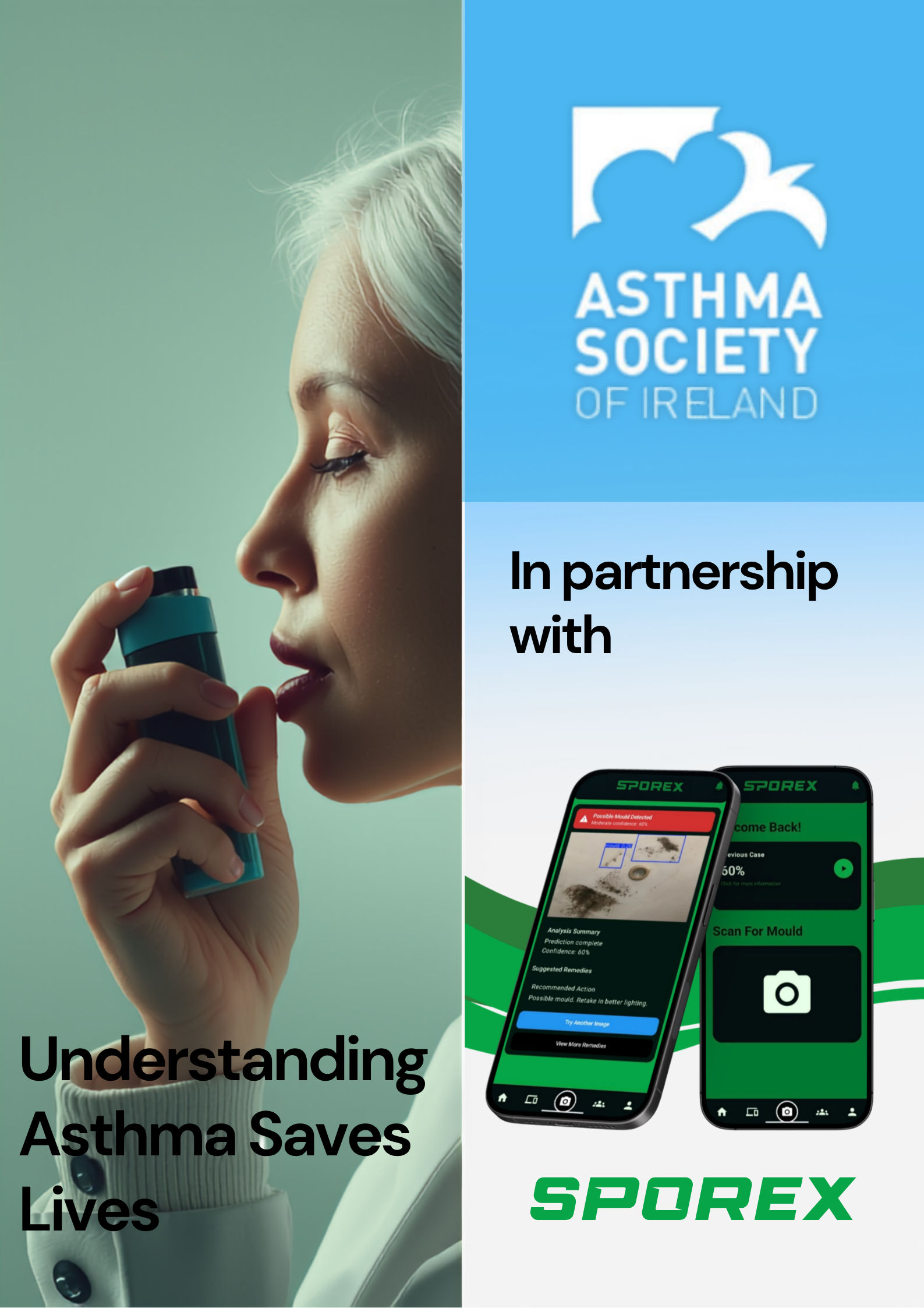 Asthma Society collaboration poster
