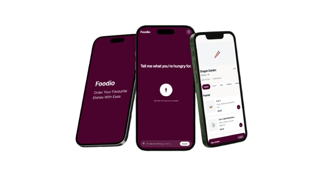 Foodio – Voice control App