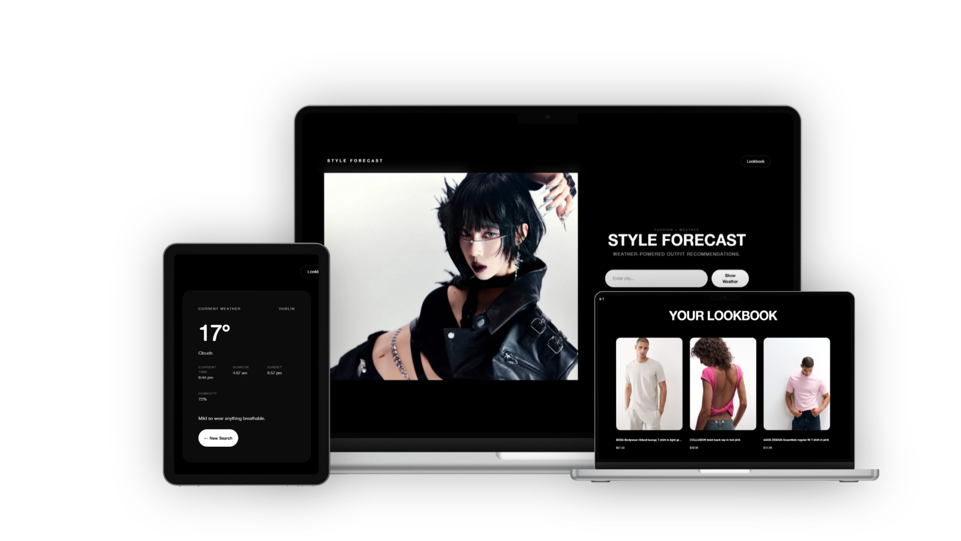 styleForecast Switch 2 UI Redesign Showcase