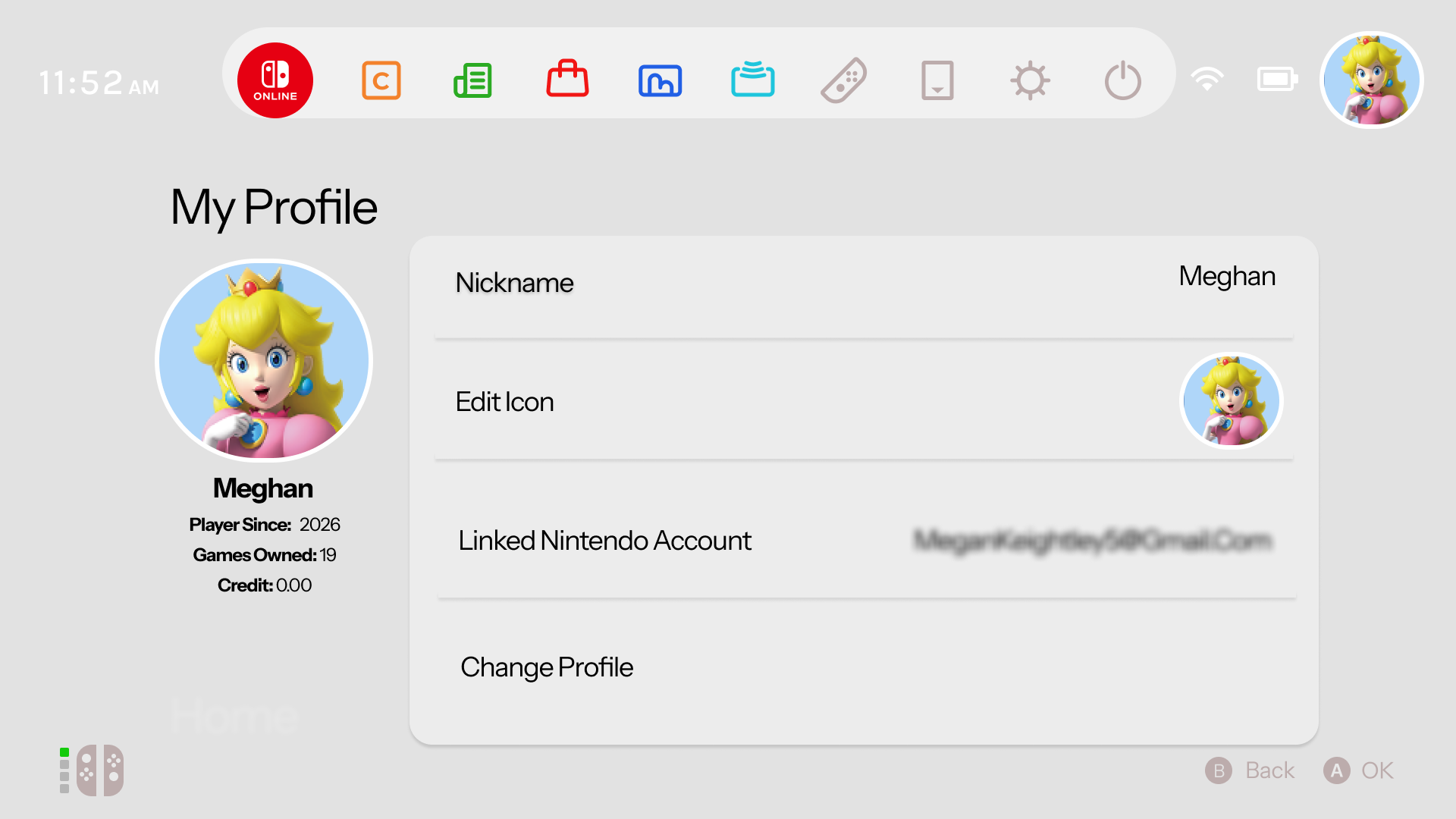 My Profile View - Light Mode